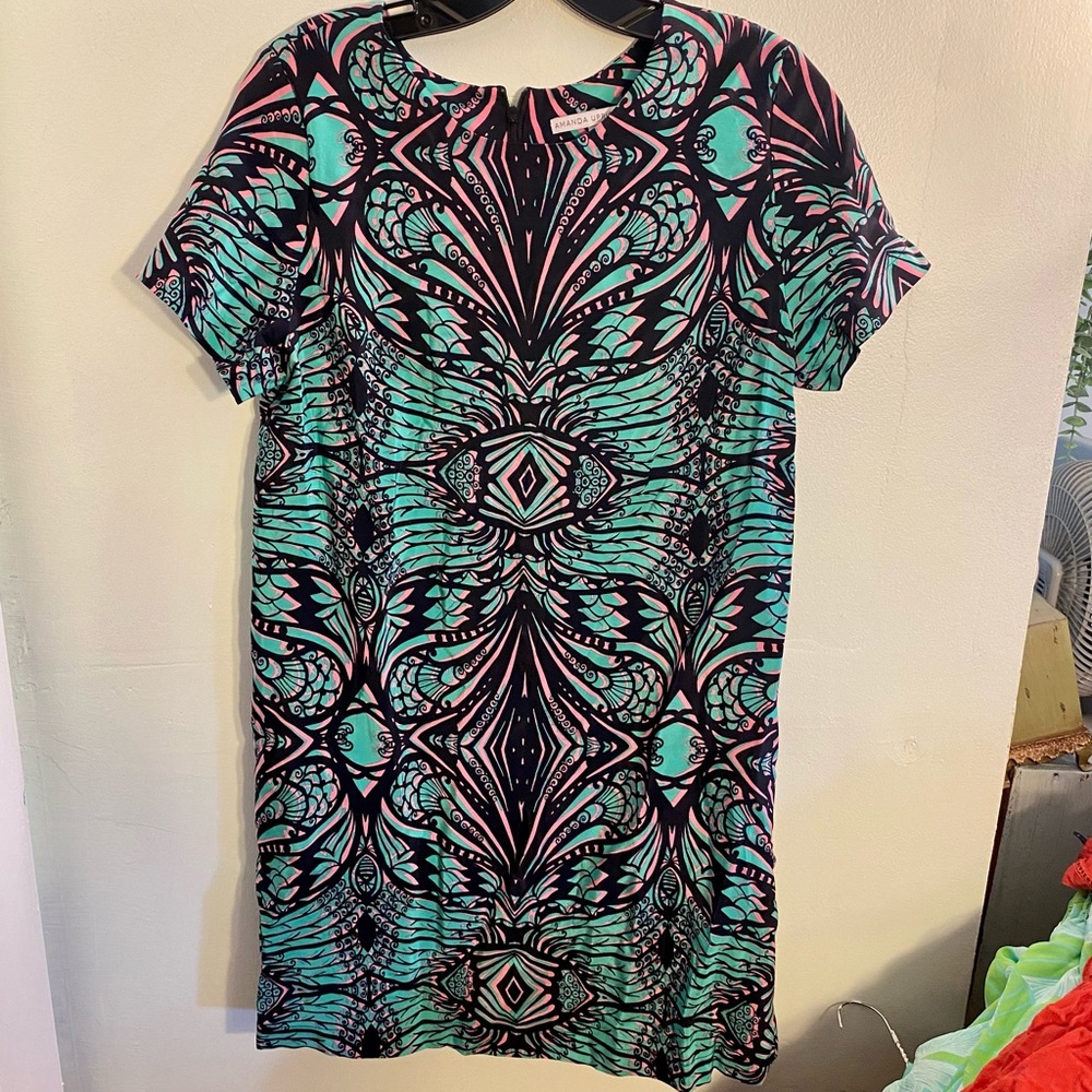 •Amanda Uprichard• Silk Shift Dress